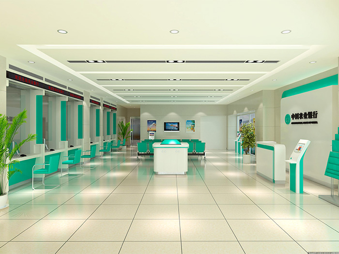 中國農業(yè)銀行前臺亞克力展示架定制案例